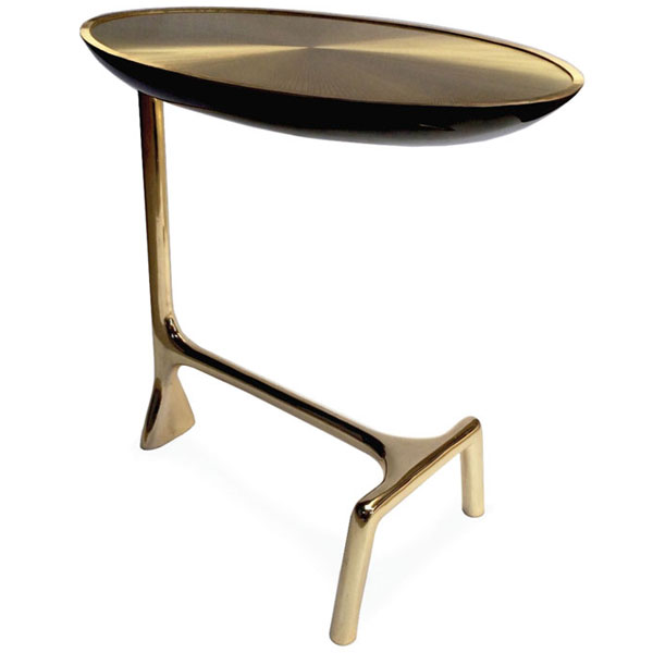 VG Shagreen Uovo Side Table