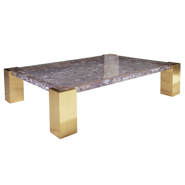 Mioni Coffee Table (Ice Cracked Resin)