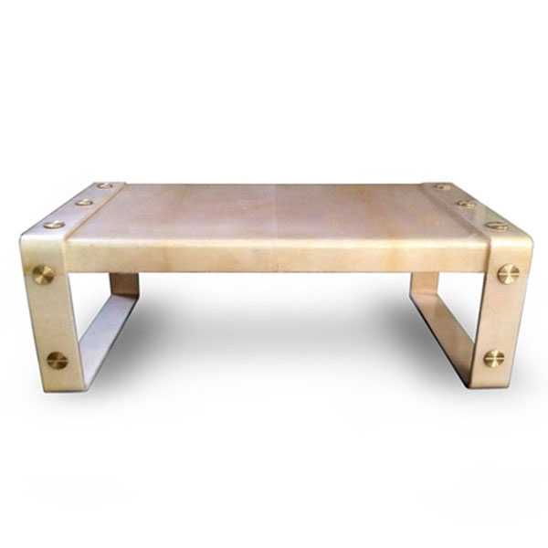 PNBP Lug Parchment Coffee Table
