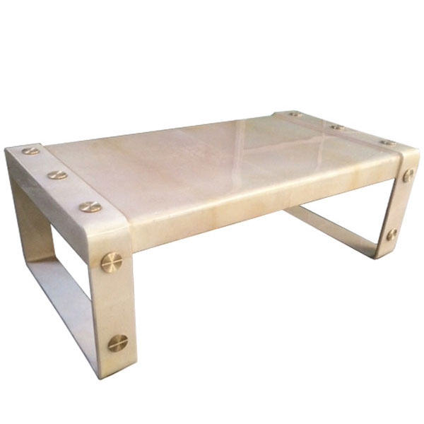 PNBP Lug Parchment Coffee Table