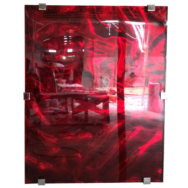 Aqua Art Mirror (Lava Red)