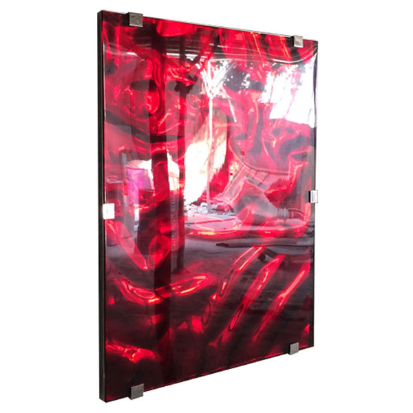 Aqua Art Mirror (Lava Red)