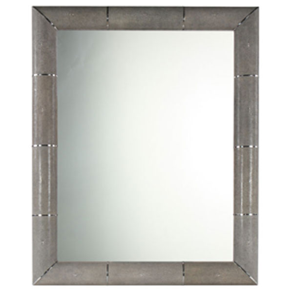 Shagreen Bullnose Mirror